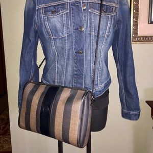 Fendi Pequin Crossbody Bag